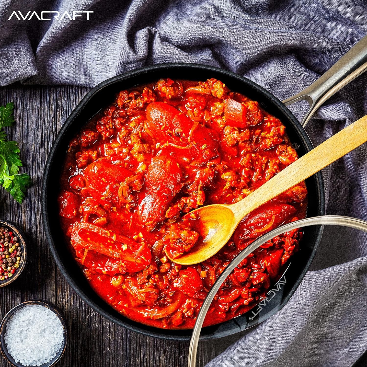 image:imageAVACRAFT Ceramic Nonstick Frying Pan with Lid Egg Pan Ceramic Nonstick Skillet 100 PFOA PTFE Toxins Free Cooking Pan Best Ceramic Pans for Cooking 10 Inch NonStick Frying Pan10 Inch NonStick Frying Pan