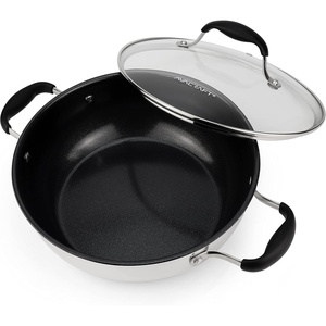 image:imageAVACRAFT Nonstick Everyday Pan 9 inch Ceramic Coating Stainless Steel Induction Compatible Dishwasher Safe
