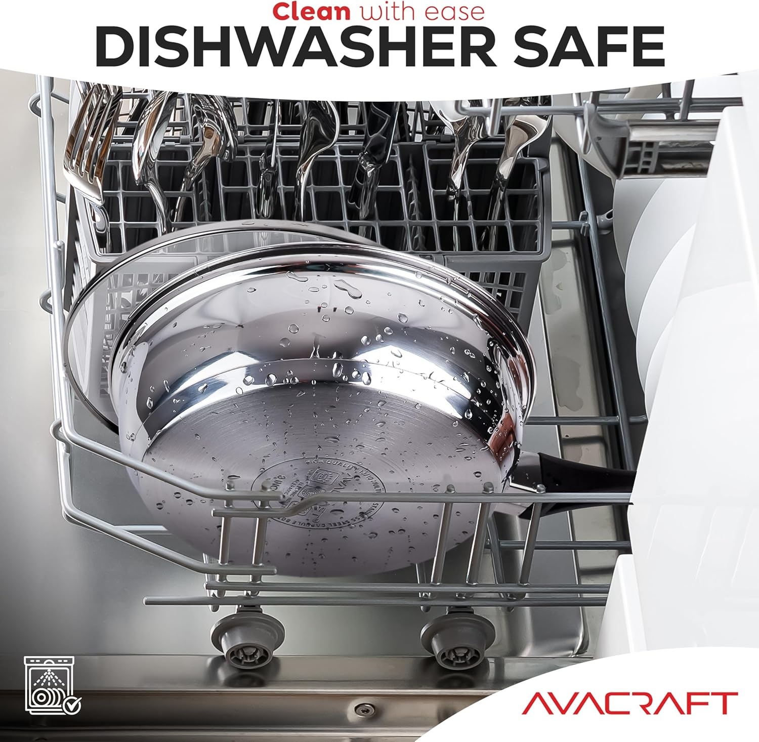 image:imageAVACRAFT Egg Poacher Stainless Steel Egg Poaching Pan Poached Eggs Cooker Food Grade PFOA free